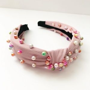Pink Pearl headband